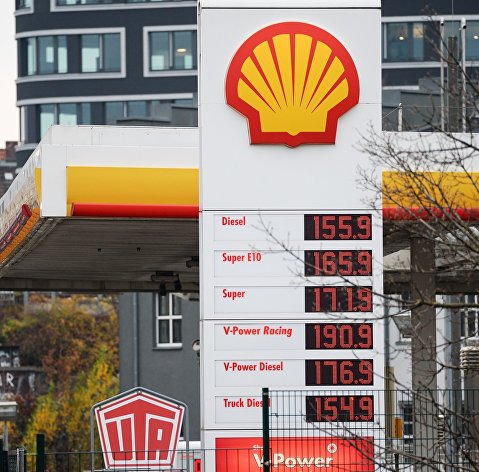 Автозаправочная станция Shell в Берлине