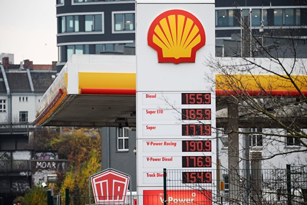 Автозаправочная станция Shell в Берлине