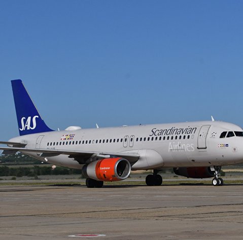 Самолет Scandinavian Airlines (SAS)