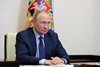 Рабочая встреча президента РФ В. Путина с врио губернатора Марий Эл Ю. Зайцевым