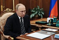 Президент РФ В. Путин встретился с губернатором Ивановской области С. Воскресенским