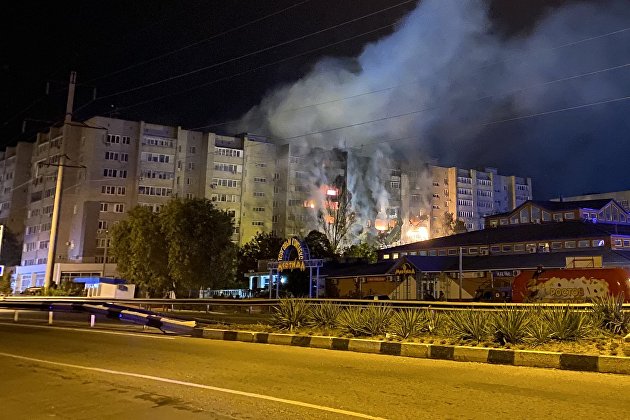 В Ейске потерпел крушение самолет Су-34