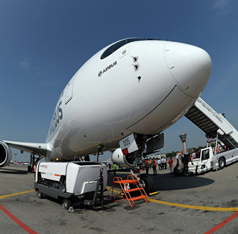 Новый пассажирский авиалайнер Airbus A350 XWB