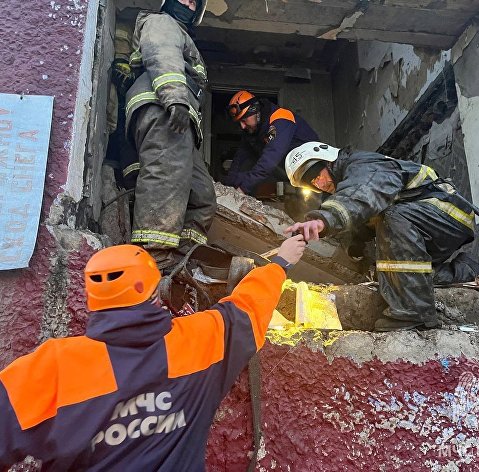 Взрыв газа в жилом доме на Сахалине