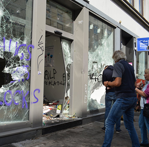 Акции протеста в Гамбурге