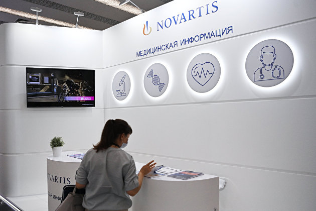 Стенд группы компаний Novartis