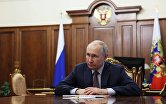 Президент РФ В. Путин встретился с генеральным директором "Роскосмоса" Ю. Борисовым