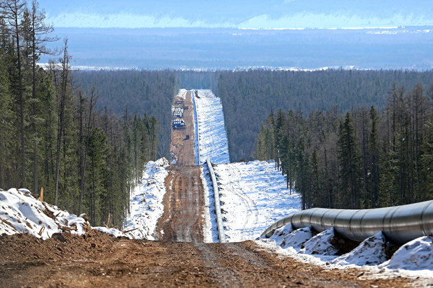 Трасса газопровода «Сила Сибири»