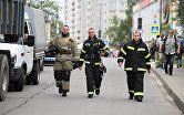 Сотрудники спасательной службы МЧС РФ