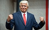 Восковая фигура 45-го президента США Дональда Трампа в музее восковых фигур "Дежавю" в Сочи