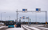 Финский пограничный пункт пропуска автомобилей МАПП "Нуйамаа" на границе РФ и Финляндии
