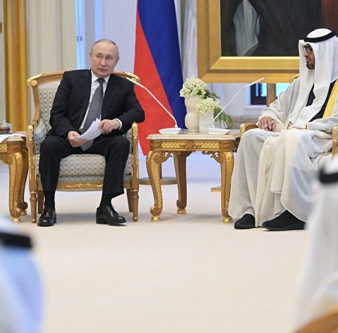 Визит президента РФ В. Путина в ОАЭ