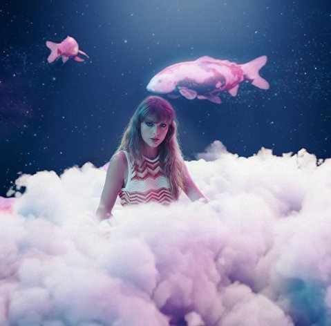 Кадр из клипа Тейлор Свифт "Lavender Haze"