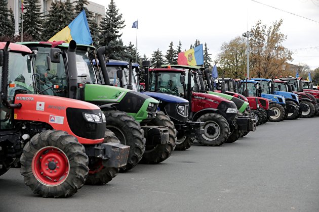 Протесты фермеров в Кишиневе